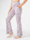 Proactive Pocket Flare legging in Pink Tie & Dye